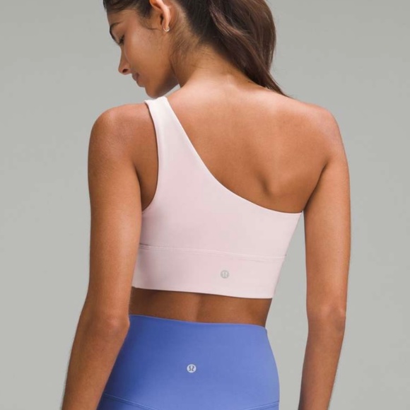 NWT Lululemon Align Asymmetrical Bra *Light Support, A/B Cup in Flush Pi… - Picture 2 of 6